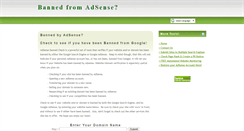 Desktop Screenshot of bannedcheck.com